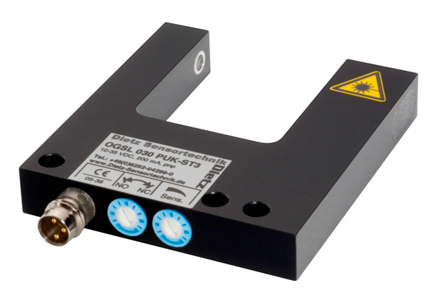 Product image of article OGSL 030 PUK-ST3 from the category Fork light barriers > Laser by Dietz Sensortechnik.